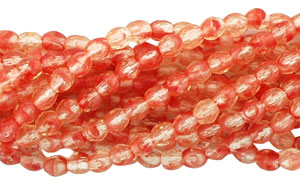 3mm Fire Polished : HurriCane Glass - Campfire