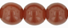 Round Beads 10mm : Milky Caramel