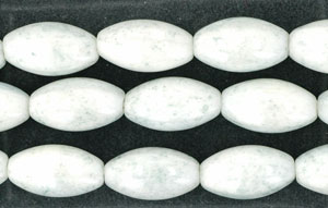 Rice Beads 12/6mm : Opaque Lt Luster - Green