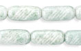 Textured Rectangle 15/7mm : Luster - Opaque Lt Green