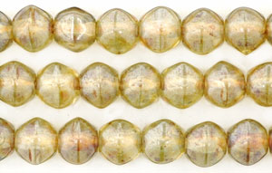 English Style Round 6mm - Lt Luster - Picasso Green