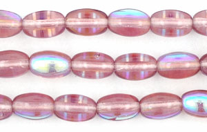 Rice Beads 8/6mm : Amethyst AB