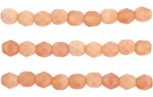 Firepolish 6mm - Milky Peach .25m