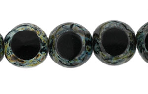TC : Beveled Round 12/9mm - Jet - Picasso