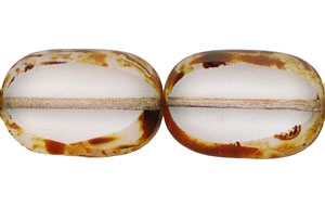TC : Rounded Rectangle 18/12mm : Crystal - Picasso