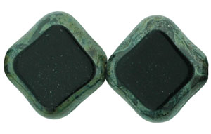 TC : Diagonal Square 15mm - Jet - Picasso