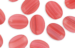Loose Oval Lentils 12/9mm : HurriCane - Matte - Crunchberries