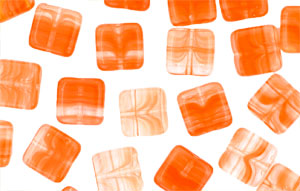 Loose Flat Squares 9mm : HurriCane Glass - Crozy Canna