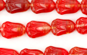 Tulips 11 x 8 mm : HurriCane Siam Ruby .25 M