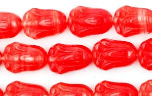 Tulips 11 x 8 mm : HurriCane Crystal/Red .25 M