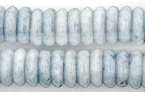 Rondelle 10/5 mm : Luster - Opaque Blue .50 M