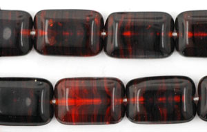 Flat Rectangles 12/8 mm : HurriCane Tiger Eye .25 M