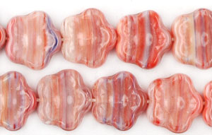 Flowers 11 mm : HurriCane Red/White/Blue/Pink .25 M