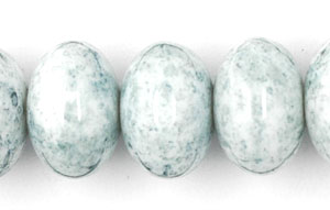 Rondelle 14/9mm : Luster - Opaque Blue .25M