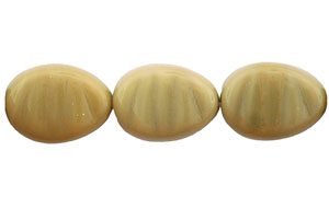 Textured Ellipsoid 12/9mm : Opaque Dk Beige