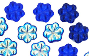 Loose Deco Flowers 13mm : Deep Sapphire AB