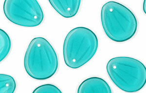 Loose Pixie Wings 17/13mm : Teal