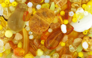 Loose Pressed Beads : Daisy Mix